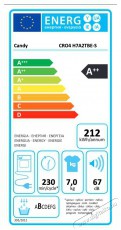 Candy CRO4 H7A2TBE-S sz&aacute;r&iacute;t&oacute;g&eacute;p (7 kg) hőszivatty&uacute;s, keskeny, A++ H&aacute;ztart&aacute;s / Otthon / K&uuml;lt&eacute;r - Mos&oacute;g&eacute;p / sz&aacute;r&iacute;t&oacute;g&eacute;p - Sz&aacute;r&iacute;t&oacute;g&eacute;p - 500890