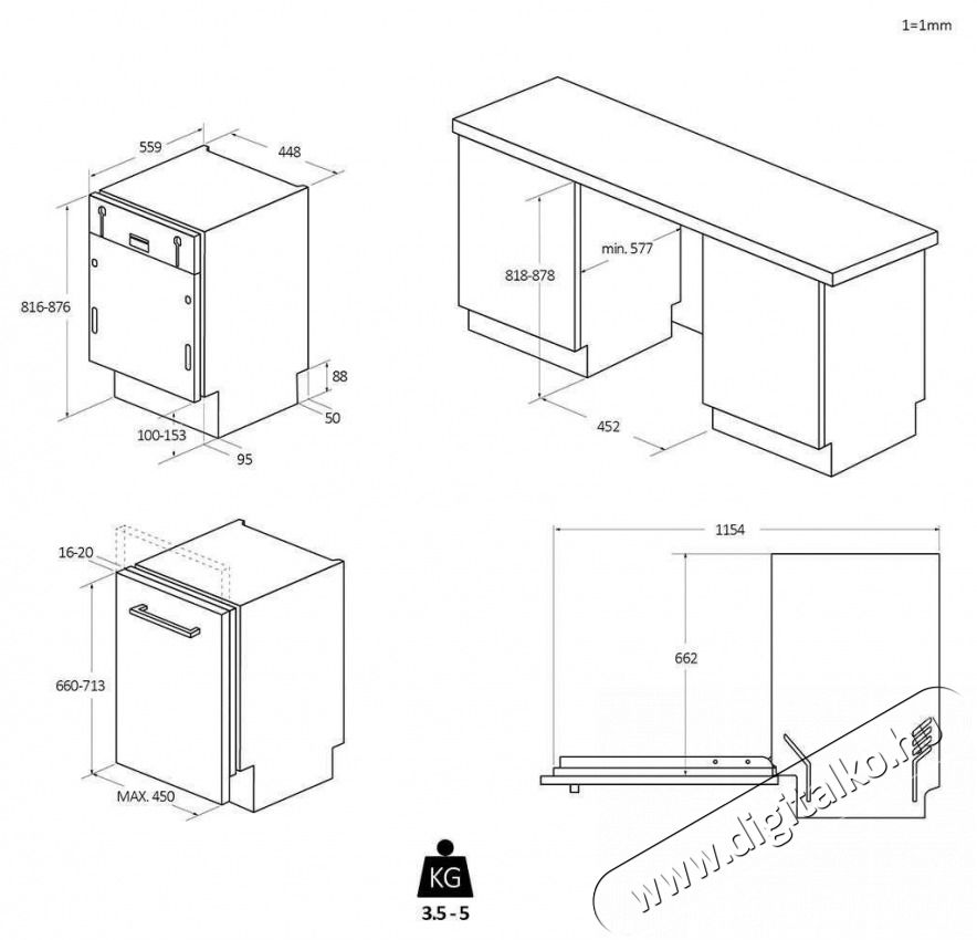 Candy CDIH 2D949 be&eacute;p&iacute;thető mosogat&oacute;g&eacute;p, 9 ter&iacute;t&eacute;k, keskeny Konyhai term&eacute;kek - Mosogat&oacute;g&eacute;p - Keskeny (45cm-ig) be&eacute;p&iacute;thető mosogat&oacute;g&eacute;p - 505305