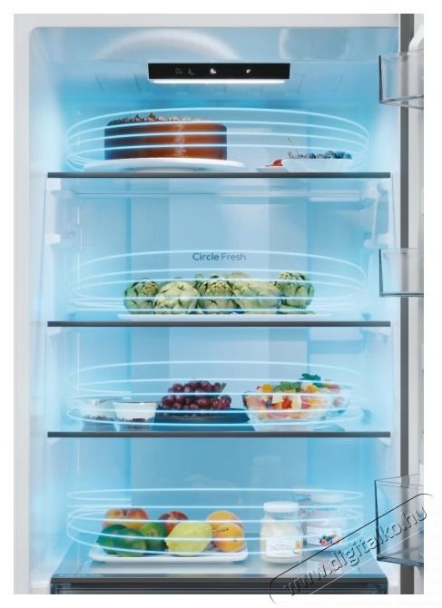 Candy ECN2CQTEB186 hűtőszekr&eacute;ny, alulfagyaszt&oacute;s (235 liter) Konyhai term&eacute;kek - Hűtő, fagyaszt&oacute; (szabadon&aacute;ll&oacute;) - Alulfagyaszt&oacute;s kombin&aacute;lt hűtő - 505328