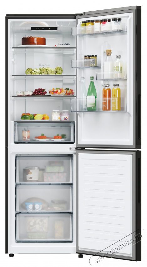 Candy ECN2CQTEB186 hűtőszekr&eacute;ny, alulfagyaszt&oacute;s (235 liter) Konyhai term&eacute;kek - Hűtő, fagyaszt&oacute; (szabadon&aacute;ll&oacute;) - Alulfagyaszt&oacute;s kombin&aacute;lt hűtő - 505328