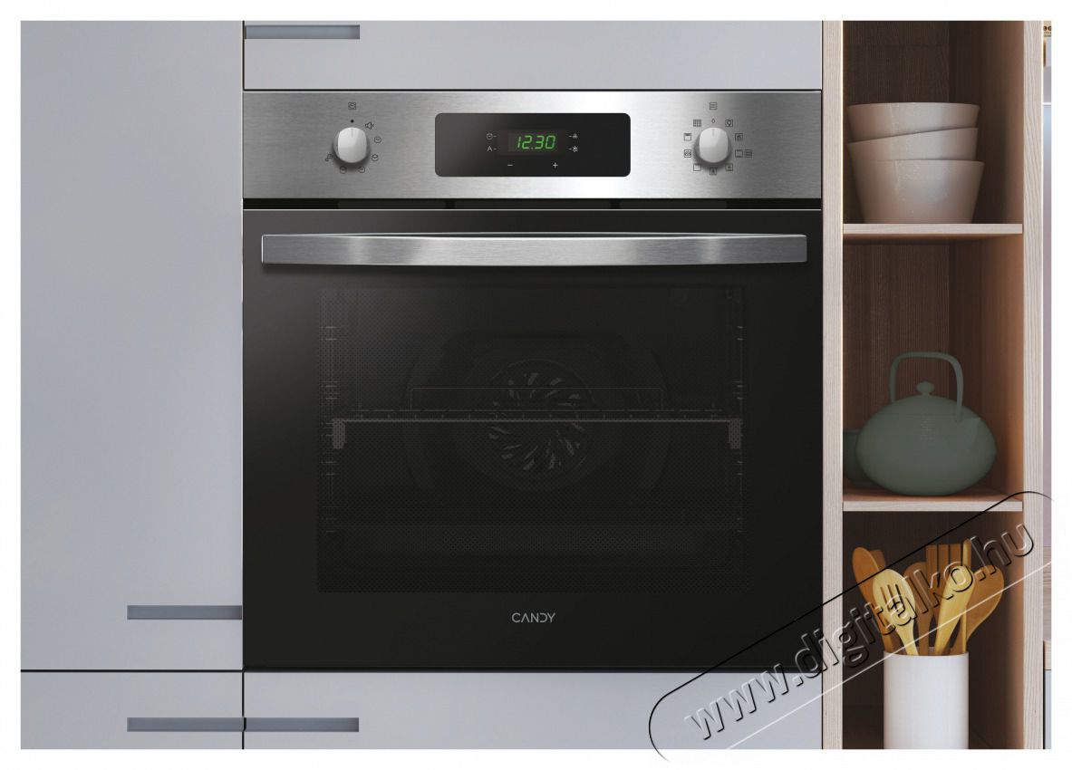 Candy FIDCP X696 be&eacute;p&iacute;thető elektromos s&uuml;tő, 70 liter, inox Konyhai term&eacute;kek - S&uuml;tő-főzőlap, tűzhely (be&eacute;p&iacute;thető) - S&uuml;tő (be&eacute;p&iacute;thető) - 505458