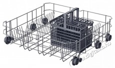 Candy CF 3E7L0S mosogat&oacute;g&eacute;p, 13 ter&iacute;t&eacute;k, 60 cm, Inox, inverteres Konyhai term&eacute;kek - Mosogat&oacute;g&eacute;p - Norm&aacute;l (60cm) szabadon&aacute;ll&oacute; mosogat&oacute;g&eacute;p - 505306