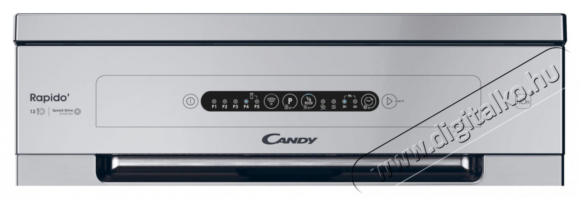 Candy CF 3E7L0S mosogat&oacute;g&eacute;p, 13 ter&iacute;t&eacute;k, 60 cm, Inox, inverteres Konyhai term&eacute;kek - Mosogat&oacute;g&eacute;p - Norm&aacute;l (60cm) szabadon&aacute;ll&oacute; mosogat&oacute;g&eacute;p - 505306