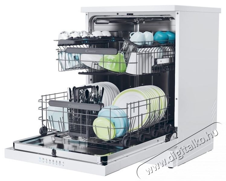 Candy Rapido CF 4C6F0W mosogat&oacute;g&eacute;p, feh&eacute;r Konyhai term&eacute;kek - Mosogat&oacute;g&eacute;p - Norm&aacute;l (60cm) szabadon&aacute;ll&oacute; mosogat&oacute;g&eacute;p - 535086