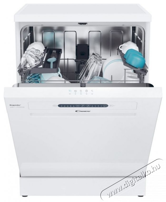 Candy Rapido CF 3E9E0, Mosogat&oacute;g&eacute;p, feh&eacute;r Konyhai term&eacute;kek - Mosogat&oacute;g&eacute;p - Norm&aacute;l (60cm) szabadon&aacute;ll&oacute; mosogat&oacute;g&eacute;p - 535084