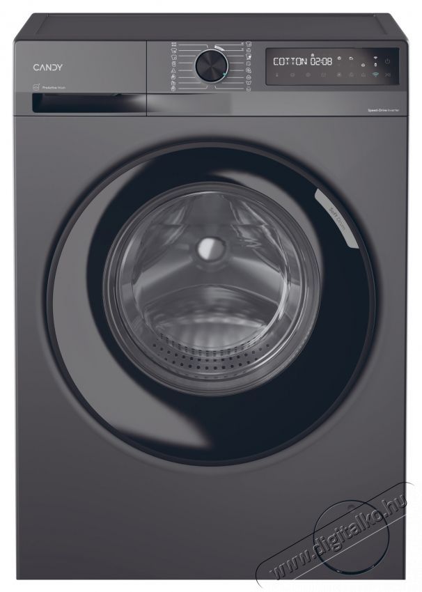 Candy ProWash 500 BR 410B8G-S mos&oacute;g&eacute;p, 10kg, 1400RPM, 16 program, Inverter motor, Steam, Touch kijelző, Soft Drum, Dual Spray, Wi-Fi, A energiaoszt&aacute;ly, Antracit H&aacute;ztart&aacute;s / Otthon / K&uuml;lt&eacute;r - Mos&oacute;g&eacute;p / sz&aacute;r&iacute;t&oacute;g&eacute;p - El&ouml;lt&ouml;ltős norm&aacute;l (60cm-ig) mos&oacute;g&eacute;p - 536328