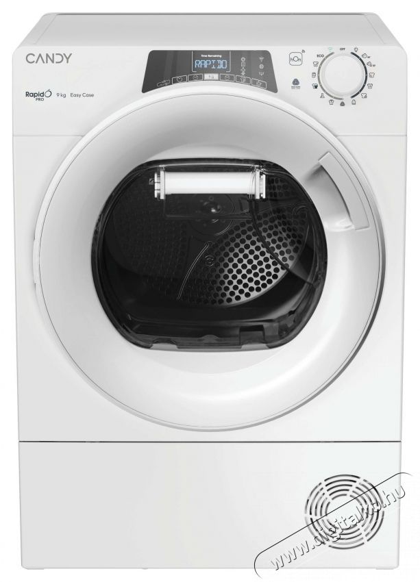Candy Rapido RP EH9N2TE-S hőszivatty&uacute;s sz&aacute;r&iacute;t&oacute;g&eacute;p, 9 kg, Wi-Fi, EasyCase, Sz&aacute;r&iacute;t&aacute;si szenzor, Gyűrőd&eacute;smentes, D energiaoszt&aacute;ly, Feh&eacute;r H&aacute;ztart&aacute;s / Otthon / K&uuml;lt&eacute;r - Mos&oacute;g&eacute;p / sz&aacute;r&iacute;t&oacute;g&eacute;p - Sz&aacute;r&iacute;t&oacute;g&eacute;p - 536329