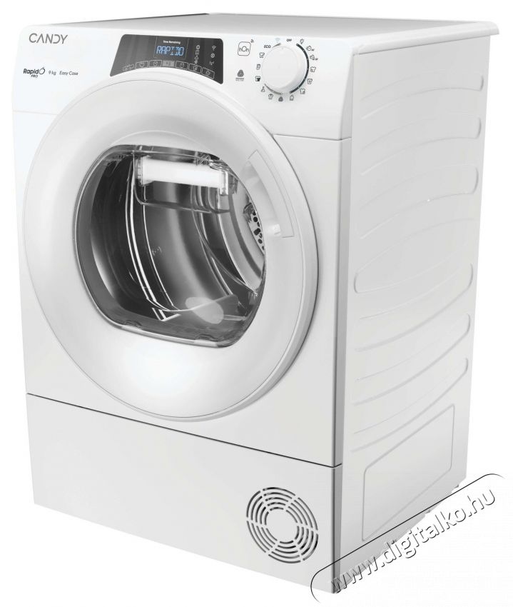 Candy Rapido RP EH9N2TE-S hőszivatty&uacute;s sz&aacute;r&iacute;t&oacute;g&eacute;p, 9 kg, Wi-Fi, EasyCase, Sz&aacute;r&iacute;t&aacute;si szenzor, Gyűrőd&eacute;smentes, D energiaoszt&aacute;ly, Feh&eacute;r H&aacute;ztart&aacute;s / Otthon / K&uuml;lt&eacute;r - Mos&oacute;g&eacute;p / sz&aacute;r&iacute;t&oacute;g&eacute;p - Sz&aacute;r&iacute;t&oacute;g&eacute;p - 536329