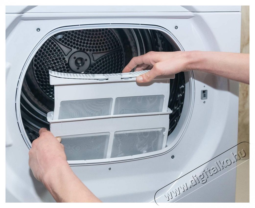 Candy Rapido RP EH9N2TE-S hőszivatty&uacute;s sz&aacute;r&iacute;t&oacute;g&eacute;p, 9 kg, Wi-Fi, EasyCase, Sz&aacute;r&iacute;t&aacute;si szenzor, Gyűrőd&eacute;smentes, D energiaoszt&aacute;ly, Feh&eacute;r H&aacute;ztart&aacute;s / Otthon / K&uuml;lt&eacute;r - Mos&oacute;g&eacute;p / sz&aacute;r&iacute;t&oacute;g&eacute;p - Sz&aacute;r&iacute;t&oacute;g&eacute;p - 536329