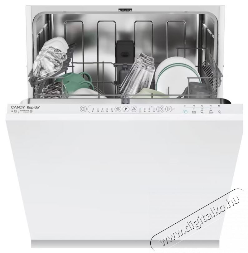 Candy Rapido CI 3E53E0W Be&eacute;p&iacute;thető mosogat&oacute;g&eacute;p, E energiaoszt&aacute;l, Konyhai term&eacute;kek - Mosogat&oacute;g&eacute;p - Norm&aacute;l (60cm) be&eacute;p&iacute;thető mosogat&oacute;g&eacute;p - 535088