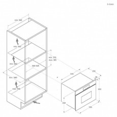 Candy CA38SMBF7XS 750W, 24literes, fekete, be&eacute;p&iacute;thető, mikrohull&aacute;m&uacute; s&uuml;tő Konyhai term&eacute;kek - Mikrohull&aacute;m&uacute; s&uuml;tő - Mikrohull&aacute;m&uacute; s&uuml;tő (be&eacute;p&iacute;thető) - 538457