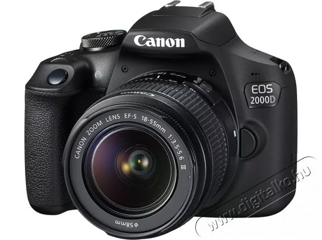 CANON EOS 2000D DSLR f&eacute;nyk&eacute;pezőg&eacute;p + EF-S 18-55mm f/3.5-5.6 DC III + SB130 t&aacute;ska + 16GB SD k&aacute;rtya (2728C054) F&eacute;nyk&eacute;pezőg&eacute;p / kamera - DSLR t&uuml;k&ouml;rreflexes f&eacute;nyk&eacute;pezőg&eacute;p - 374221