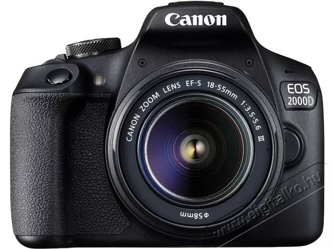 CANON EOS 2000D DSLR f&eacute;nyk&eacute;pezőg&eacute;p + EF-S 18-55mm f/3.5-5.6 DC III + SB130 t&aacute;ska + 16GB SD k&aacute;rtya (2728C054) F&eacute;nyk&eacute;pezőg&eacute;p / kamera - DSLR t&uuml;k&ouml;rreflexes f&eacute;nyk&eacute;pezőg&eacute;p - 374221
