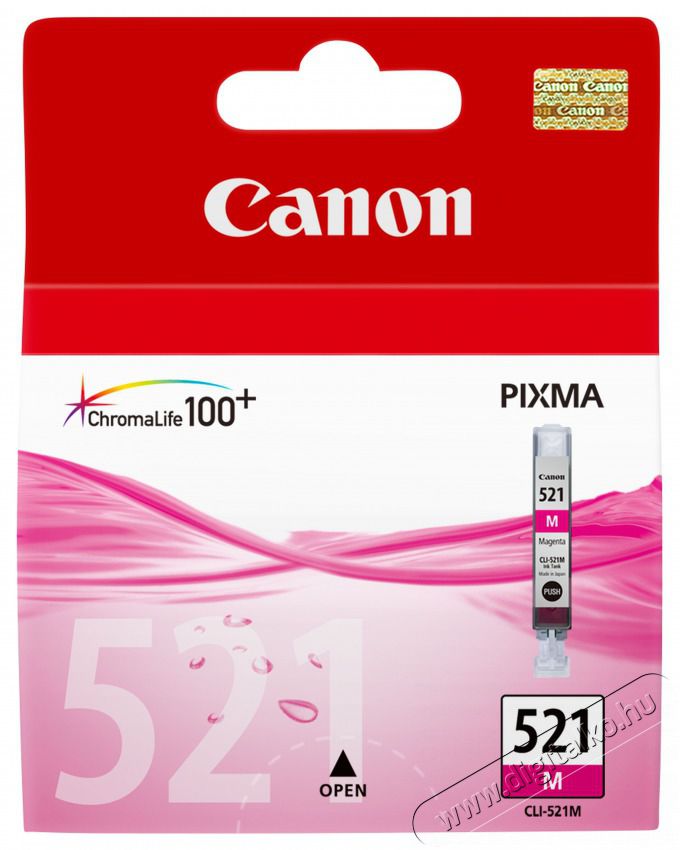 CANON CLI-521M Magenta tintapatron Iroda &eacute;s sz&aacute;m&iacute;t&aacute;stechnika - Nyomtat&oacute; - Kieg&eacute;sz&iacute;tő - 384957
