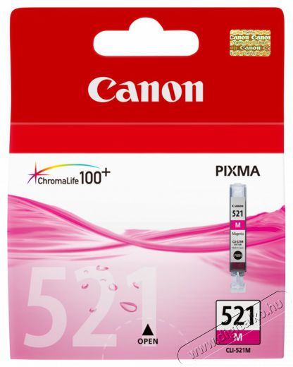 CANON CLI-521M Magenta tintapatron Iroda &eacute;s sz&aacute;m&iacute;t&aacute;stechnika - Nyomtat&oacute; - Kieg&eacute;sz&iacute;tő - 384957