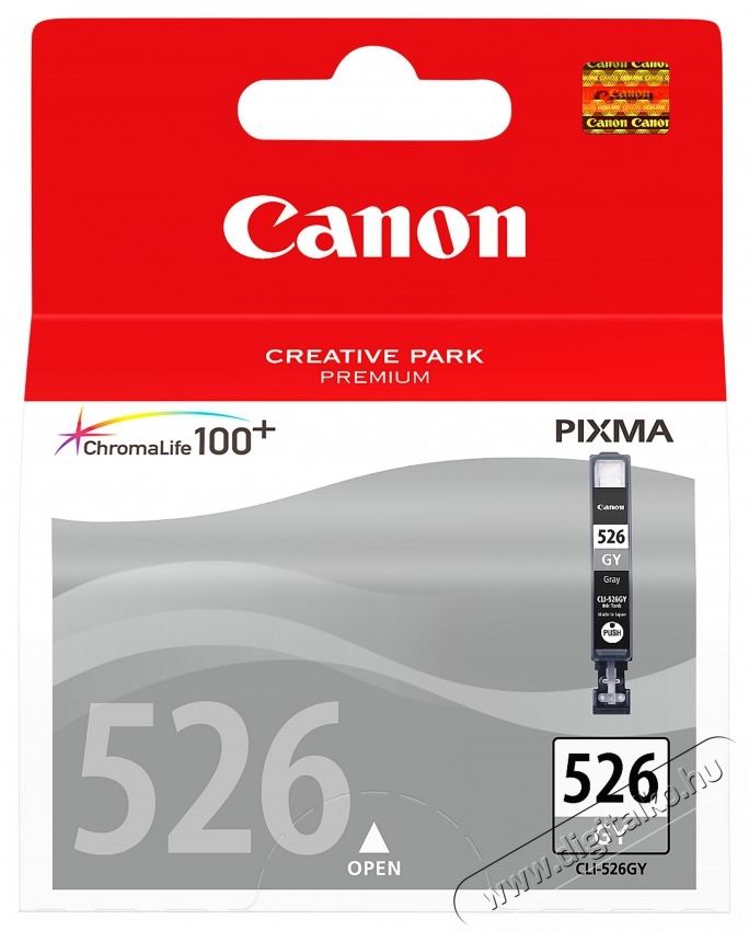 CANON CLI-526Gy Sz&uuml;rke tintapatron Iroda &eacute;s sz&aacute;m&iacute;t&aacute;stechnika - Nyomtat&oacute; - Kieg&eacute;sz&iacute;tő - 384952