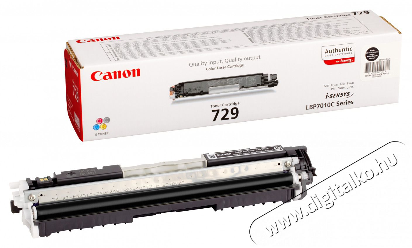 CANON CRG-729Bk Fekete toner Iroda &eacute;s sz&aacute;m&iacute;t&aacute;stechnika - Nyomtat&oacute; - Kieg&eacute;sz&iacute;tő - 384872