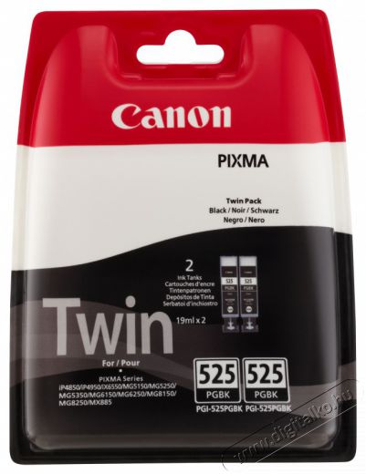 CANON PGI-525BK 2xPack Fekete tintapatron Iroda &eacute;s sz&aacute;m&iacute;t&aacute;stechnika - Nyomtat&oacute; - Kieg&eacute;sz&iacute;tő - 384863