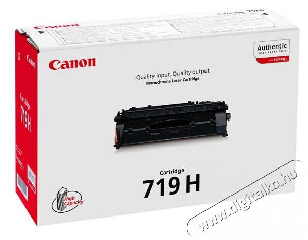 CANON CRG-719H fekete nagykapacit&aacute;s&uacute; toner Iroda &eacute;s sz&aacute;m&iacute;t&aacute;stechnika - Nyomtat&oacute; - Kieg&eacute;sz&iacute;tő - 398579