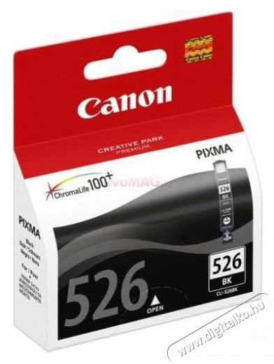 CANON CLI-526Bk fekete tintapatron Iroda &eacute;s sz&aacute;m&iacute;t&aacute;stechnika - Nyomtat&oacute; - Kieg&eacute;sz&iacute;tő - 385124