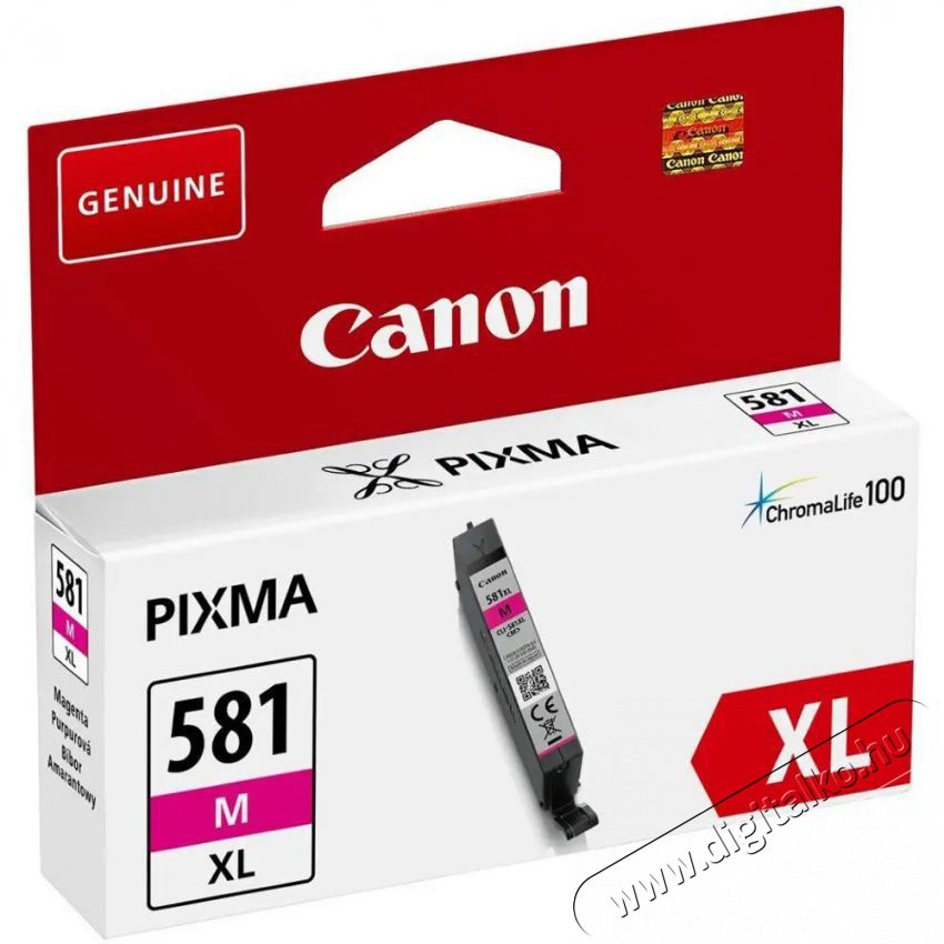CANON CLI-581 Magenta XL tintapatron Iroda &eacute;s sz&aacute;m&iacute;t&aacute;stechnika - Nyomtat&oacute; - Kieg&eacute;sz&iacute;tő - 385030