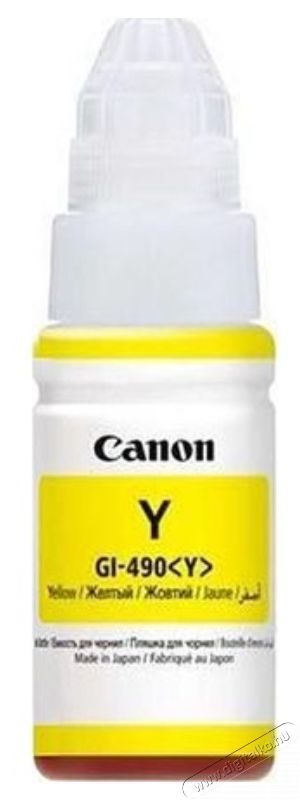CANON GI-490 70ml s&aacute;rga tintapalack Iroda &eacute;s sz&aacute;m&iacute;t&aacute;stechnika - Nyomtat&oacute; - Tintasugaras / fot&oacute;nyomtat&oacute; - 385090