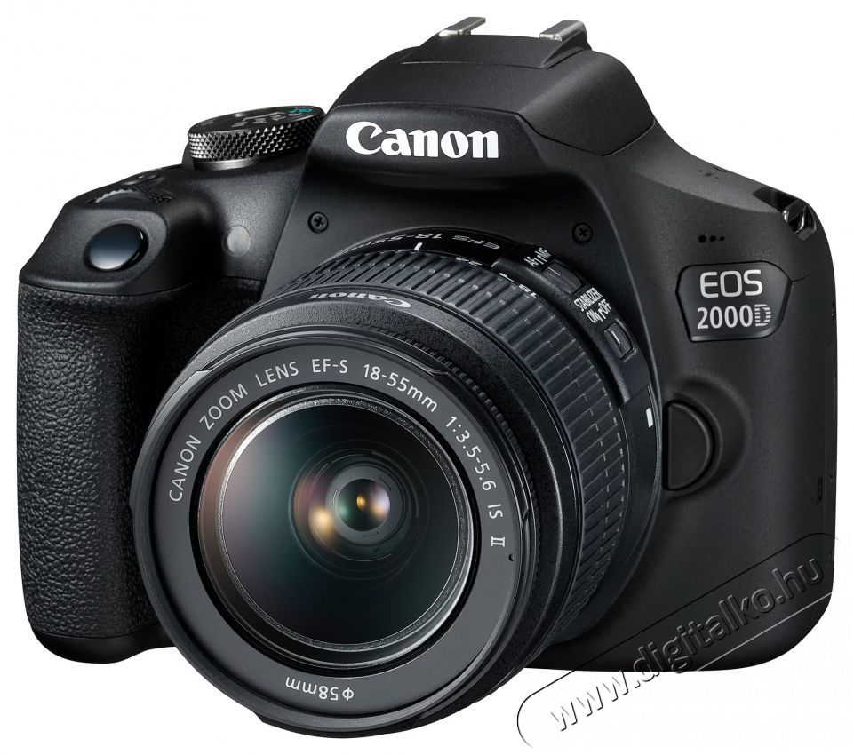 CANON EOS 2000D DSLR f&eacute;nyk&eacute;pezőg&eacute;p kit (18-55mm IS II objekt&iacute;vvel) + Canon t&aacute;ska + 16GB SD F&eacute;nyk&eacute;pezőg&eacute;p / kamera - DSLR t&uuml;k&ouml;rreflexes f&eacute;nyk&eacute;pezőg&eacute;p - 493790
