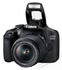 CANON EOS 2000D DSLR f&eacute;nyk&eacute;pezőg&eacute;p kit (18-55mm IS II objekt&iacute;vvel) + Canon t&aacute;ska + 16GB SD F&eacute;nyk&eacute;pezőg&eacute;p / kamera - DSLR t&uuml;k&ouml;rreflexes f&eacute;nyk&eacute;pezőg&eacute;p - 493790