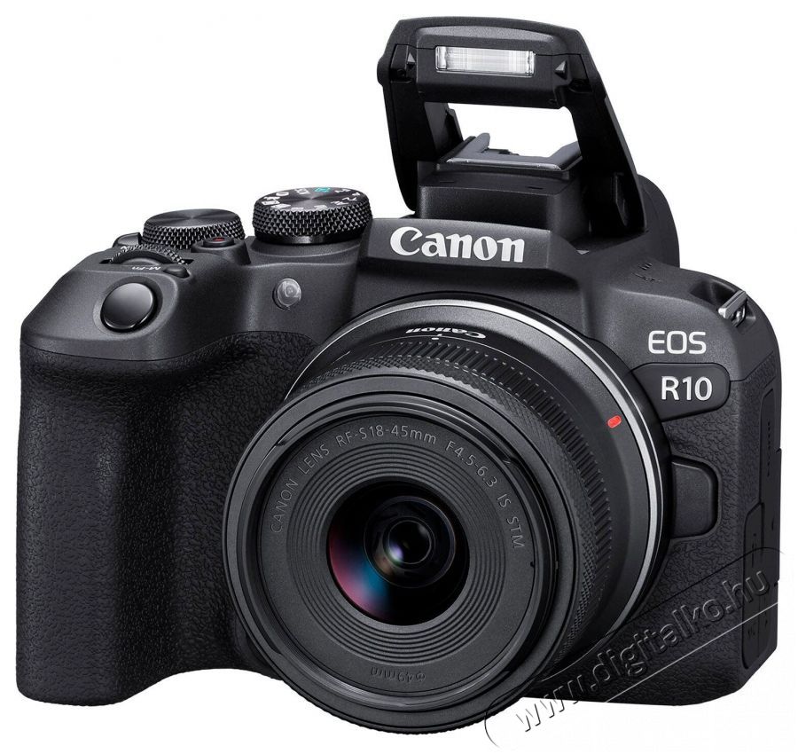 CANON EOS R10 + RF-S 18-45mm IS STM (5331C010) F&eacute;nyk&eacute;pezőg&eacute;p / kamera - DSLR t&uuml;k&ouml;rreflexes f&eacute;nyk&eacute;pezőg&eacute;p - 500789