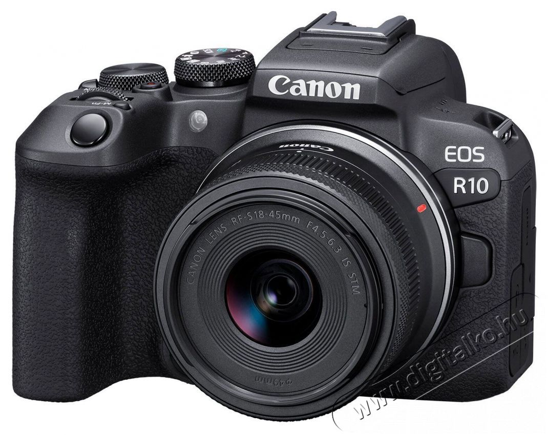 CANON EOS R10 + RF-S 18-45mm IS STM (5331C010) F&eacute;nyk&eacute;pezőg&eacute;p / kamera - DSLR t&uuml;k&ouml;rreflexes f&eacute;nyk&eacute;pezőg&eacute;p - 500789