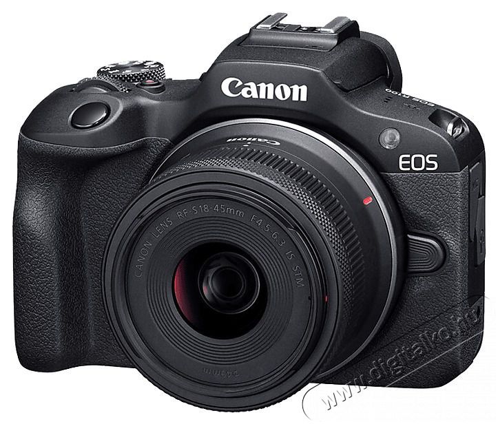CANON EOS R100 MILC f&eacute;nyk&eacute;pezőg&eacute;p+RF-S 18-45mm IS STM objekt&iacute;v+SB130 t&aacute;ska+64 GB SD k&aacute;rtya (6052C072AA) F&eacute;nyk&eacute;pezőg&eacute;p / kamera - MILC cser&eacute;lhető objekt&iacute;ves kompakt f&eacute;nyk&eacute;pezőg&eacute;p - 500790
