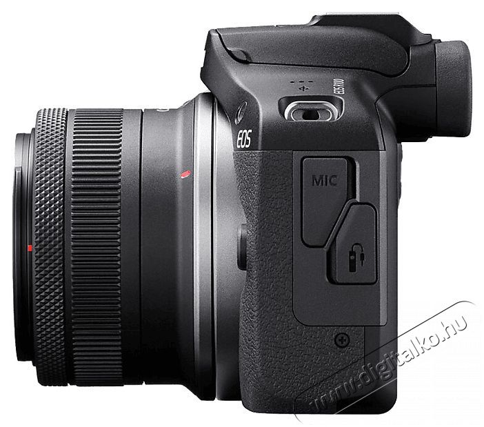 CANON EOS R100 MILC f&eacute;nyk&eacute;pezőg&eacute;p+RF-S 18-45mm IS STM objekt&iacute;v+SB130 t&aacute;ska+64 GB SD k&aacute;rtya (6052C072AA) F&eacute;nyk&eacute;pezőg&eacute;p / kamera - MILC cser&eacute;lhető objekt&iacute;ves kompakt f&eacute;nyk&eacute;pezőg&eacute;p - 500790