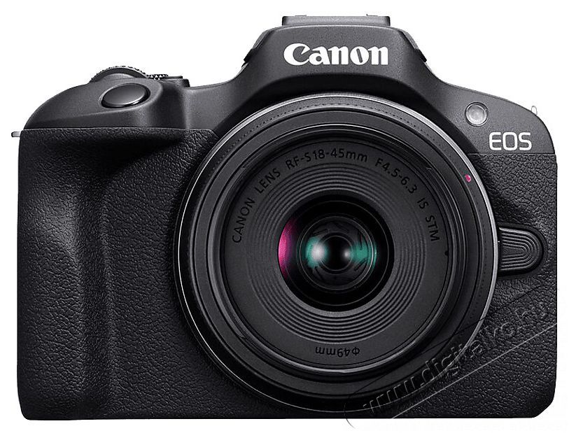 CANON EOS R100 MILC f&eacute;nyk&eacute;pezőg&eacute;p+RF-S 18-45mm IS STM objekt&iacute;v+SB130 t&aacute;ska+64 GB SD k&aacute;rtya (6052C072AA) F&eacute;nyk&eacute;pezőg&eacute;p / kamera - MILC cser&eacute;lhető objekt&iacute;ves kompakt f&eacute;nyk&eacute;pezőg&eacute;p - 500790