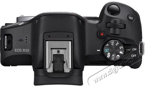 CANON EOS R50 v&aacute;z, fekete F&eacute;nyk&eacute;pezőg&eacute;p / kamera - MILC cser&eacute;lhető objekt&iacute;ves kompakt f&eacute;nyk&eacute;pezőg&eacute;p - 520095