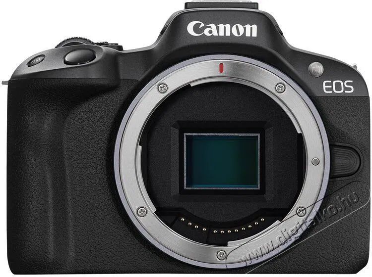 CANON EOS R50 v&aacute;z, fekete F&eacute;nyk&eacute;pezőg&eacute;p / kamera - MILC cser&eacute;lhető objekt&iacute;ves kompakt f&eacute;nyk&eacute;pezőg&eacute;p - 520095