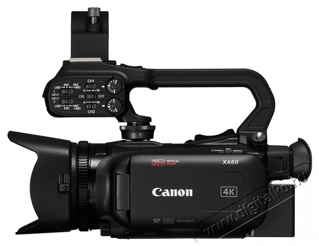 CANON XA60 F&eacute;nyk&eacute;pezőg&eacute;p / kamera - Mem&oacute;riak&aacute;rty&aacute;s videokamera - Kompakt - 519935