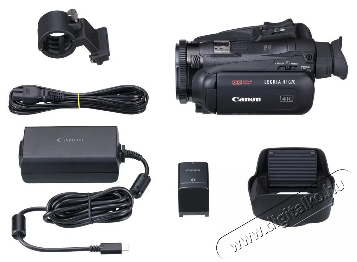 CANON Legria HF-G70 F&eacute;nyk&eacute;pezőg&eacute;p / kamera - Mem&oacute;riak&aacute;rty&aacute;s videokamera - Kompakt - 519918