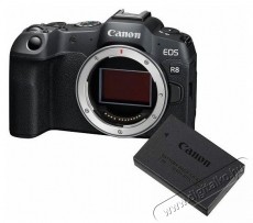 CANON EOS R8 f&eacute;nyk&eacute;pezőg&eacute;p, 24MP, 4K, v&aacute;z, Full Frame, fekete + Canon LP-E17 akkumul&aacute;tor (5803C087AA) F&eacute;nyk&eacute;pezőg&eacute;p / kamera - Kompakt f&eacute;nyk&eacute;pezőg&eacute;p - F&eacute;lprofi tud&aacute;s&uacute; kompakt - 540052