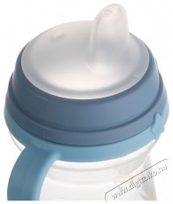 Canpol Babies FirstCup Bonjour Paris Poh&aacute;r szilikon itat&oacute;val 250 ml, k&eacute;k Sz&eacute;ps&eacute;g&aacute;pol&aacute;s / Eg&eacute;szs&eacute;g - Baba mama term&eacute;k - Cumis&uuml;veg / cumi / etet&eacute;s kieg&eacute;sz&iacute;tő - 527106
