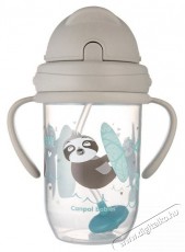 Canpol Babies Ki&ouml;ml&eacute;smentes sz&iacute;v&oacute;sz&aacute;las poh&aacute;r nehez&eacute;kkel Exotic Animals 270 ml, sz&uuml;rke Sz&eacute;ps&eacute;g&aacute;pol&aacute;s / Eg&eacute;szs&eacute;g - Baba mama term&eacute;k - Cumis&uuml;veg / cumi / etet&eacute;s kieg&eacute;sz&iacute;tő - 527105