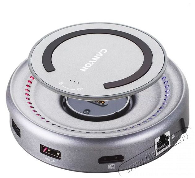 Canyon CNS-TDS07DG Type-C dokkol&oacute; Iroda &eacute;s sz&aacute;m&iacute;t&aacute;stechnika - Notebook kieg&eacute;sz&iacute;tő - USB hub / eloszt&oacute; - 500250