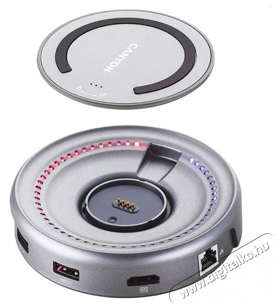 Canyon CNS-TDS07DG Type-C dokkol&oacute; Iroda &eacute;s sz&aacute;m&iacute;t&aacute;stechnika - Notebook kieg&eacute;sz&iacute;tő - USB hub / eloszt&oacute; - 500250