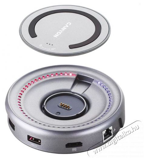 Canyon CNS-TDS07DG Type-C dokkol&oacute; Iroda &eacute;s sz&aacute;m&iacute;t&aacute;stechnika - Notebook kieg&eacute;sz&iacute;tő - USB hub / eloszt&oacute; - 500250