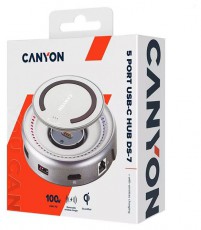 Canyon CNS-TDS07DG Type-C dokkol&oacute; Iroda &eacute;s sz&aacute;m&iacute;t&aacute;stechnika - Notebook kieg&eacute;sz&iacute;tő - USB hub / eloszt&oacute; - 500250