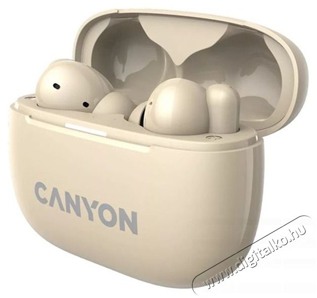Canyon TWS-10 True Wireless Bluetooth barna f&uuml;lhallgat&oacute; Audio-Video / Hifi / Multim&eacute;dia - F&uuml;l &eacute;s Fejhallgat&oacute;k - F&uuml;lhallgat&oacute; - 507785