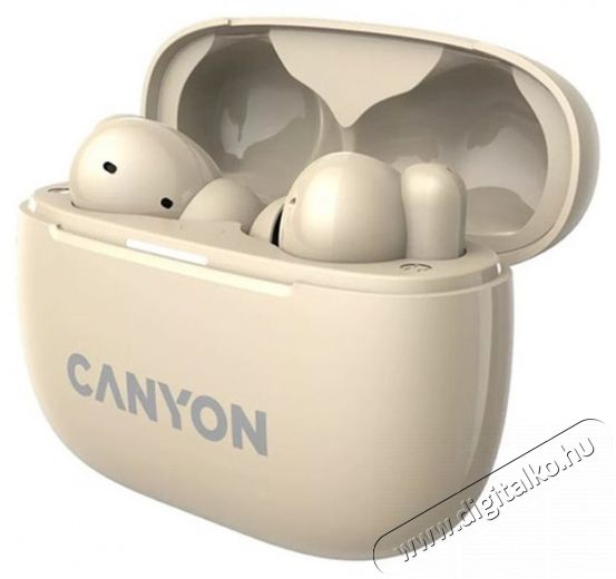 Canyon TWS-10 True Wireless Bluetooth barna f&uuml;lhallgat&oacute; Audio-Video / Hifi / Multim&eacute;dia - F&uuml;l &eacute;s Fejhallgat&oacute;k - F&uuml;lhallgat&oacute; - 507785