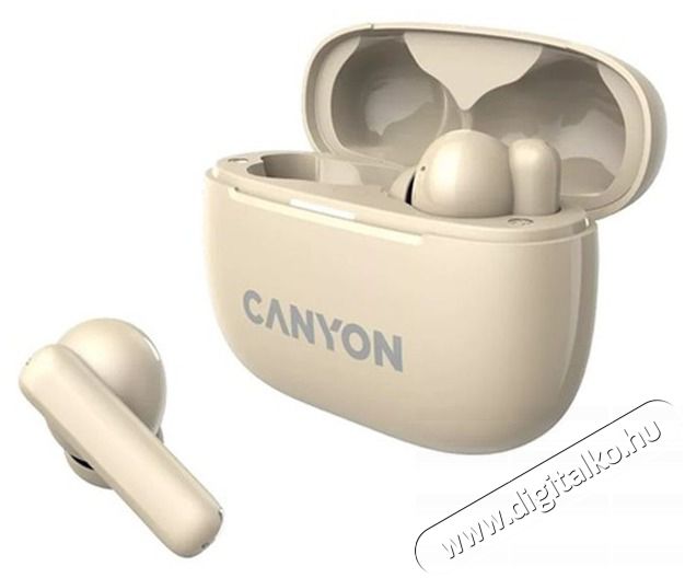 Canyon TWS-10 True Wireless Bluetooth barna f&uuml;lhallgat&oacute; Audio-Video / Hifi / Multim&eacute;dia - F&uuml;l &eacute;s Fejhallgat&oacute;k - F&uuml;lhallgat&oacute; - 507785
