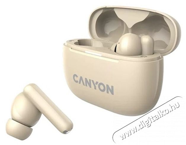Canyon TWS-10 True Wireless Bluetooth barna f&uuml;lhallgat&oacute; Audio-Video / Hifi / Multim&eacute;dia - F&uuml;l &eacute;s Fejhallgat&oacute;k - F&uuml;lhallgat&oacute; - 507785