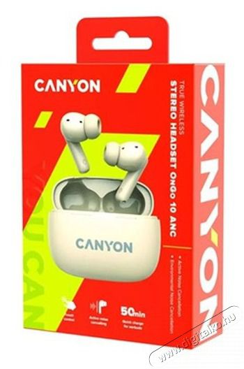 Canyon TWS-10 True Wireless Bluetooth barna f&uuml;lhallgat&oacute; Audio-Video / Hifi / Multim&eacute;dia - F&uuml;l &eacute;s Fejhallgat&oacute;k - F&uuml;lhallgat&oacute; - 507785
