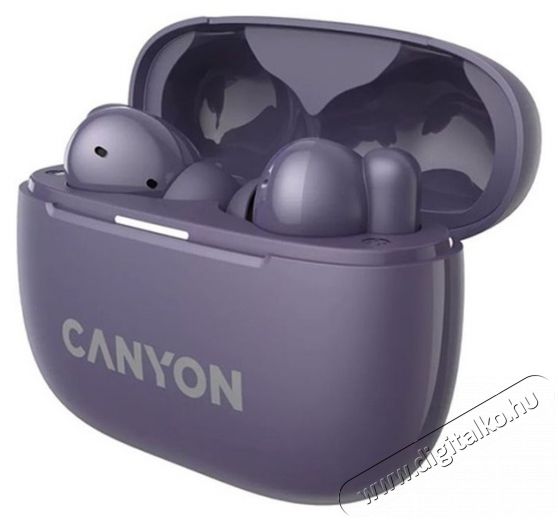 Canyon TWS-10 True Wireless Bluetooth lila f&uuml;lhallgat&oacute; Audio-Video / Hifi / Multim&eacute;dia - F&uuml;l &eacute;s Fejhallgat&oacute;k - F&uuml;lhallgat&oacute; - 507786